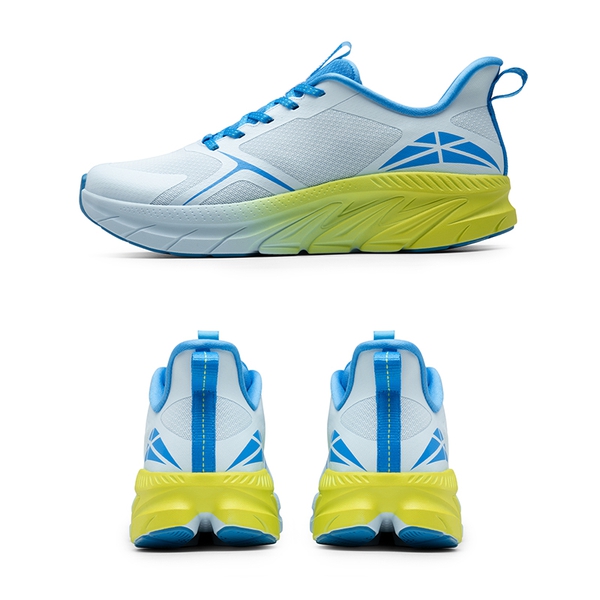 [ALLSWIFIT 1.0] Men's Comfortable Athleisure Sneakers - LIGHT BLUE/LEMON GREEN - 1